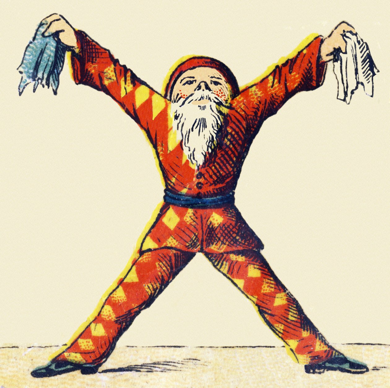 X. "एबीसी अशोभनीय ऑन वार्निश कैनवास" में उत्कीर्णन। ए कैपेंदु, संपादक, पेरिस, 19वीं शताब्दी के अंत में। बच्चों की किताबों की दुकान सचित्र। 8 पृष्ठ। मंद: 21,5x18cm । द्वारा फ्रेंच स्कूल