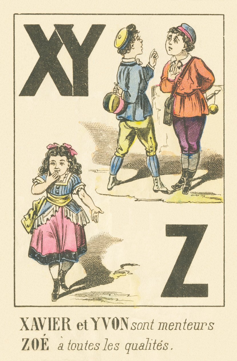 XYZ: ज़ेवियर और यवॉन झूठे हैं ज़ो में सभी गुण हैं द्वारा फ्रेंच स्कूल