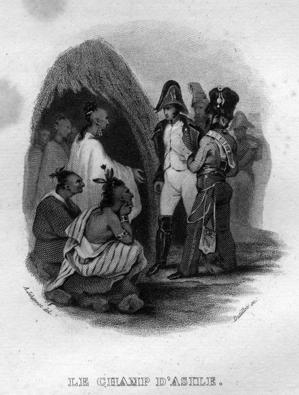 पियरे जीन डे बेरेंजर (1780-1857), फ्रांसीसी कवि और गीतकार द्वारा "" वर्क्स कम्प्लीट "" (1834) में ले चैंप्स डी'एसिल चैनसन डी बेरेंजर। द्वारा फ्रेंच स्कूल