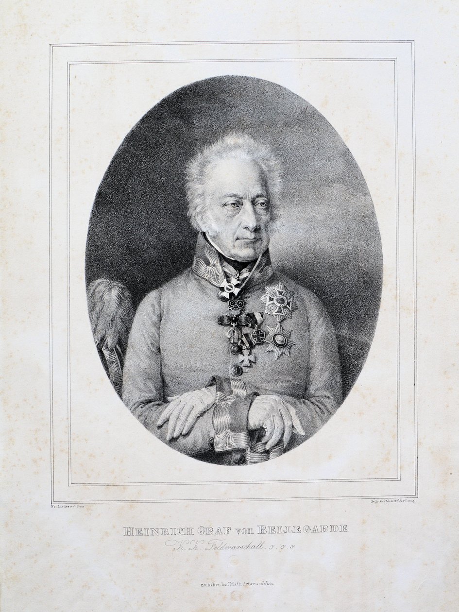 हेनरिक ग्राफ वॉन बेलगार्डे (1757-1845) द्वारा फ्रेडरिक गाने