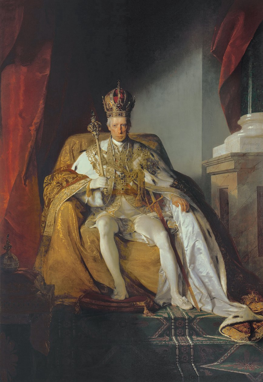 ऑस्ट्रिया के सम्राट फ्रांसिस द्वितीय (1768-1835) 1832 द्वारा फ्रेडरिक वॉन आम्रलिंग