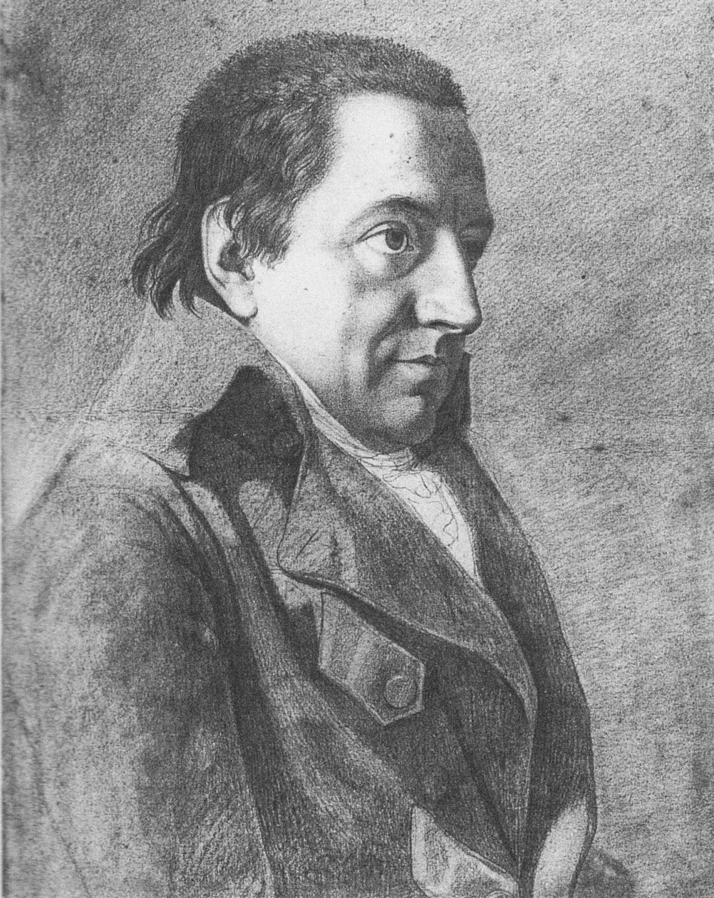 जोहान गॉटलीब फिच्टे 1762-1814 का चित्रांकन, सी। 1800 द्वारा जोहान फ्रेडरिक बरी
