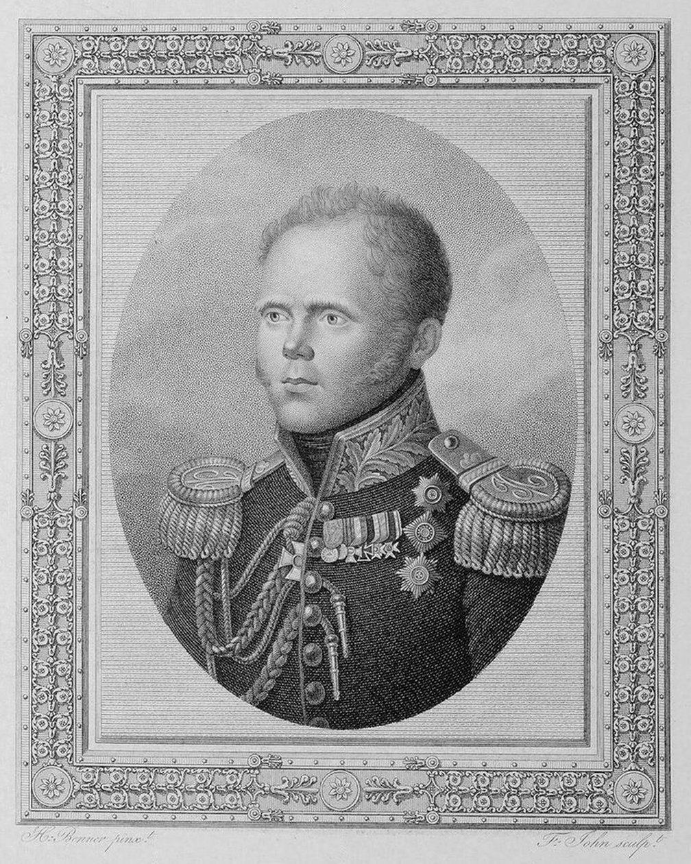 1779-1831 रूस के ग्रैंड ड्यूक कॉन्सटेंटाइन पावलोविच का पोर्ट्रेट, 19वीं सदी की पहली तिमाही। द्वारा फ्रेडरिक जॉन
