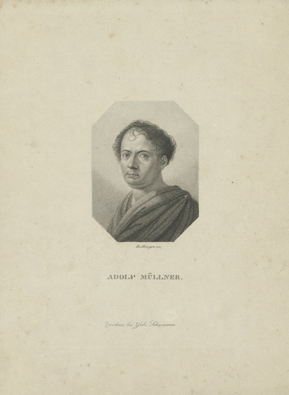 अमंडस गॉटफ्रीड एडॉल्फ म्यूलर 1774-1829, सीए 1820। द्वारा फ्रेडरिक विल्हेम बोलिंगर