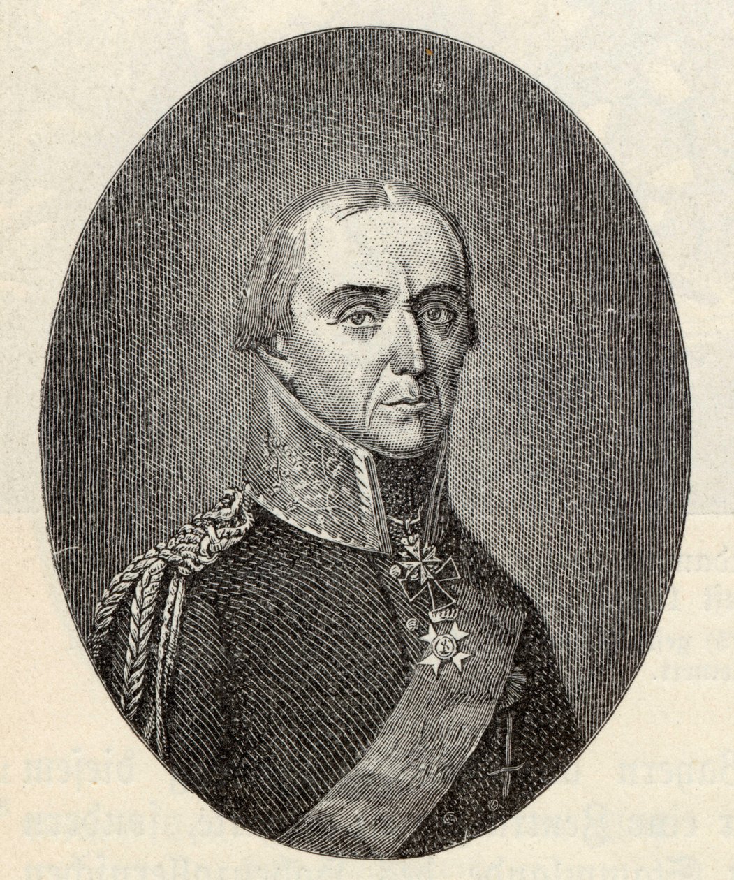फ्रेडरिक विल्हेम ग्राफ बुलो वॉन डेनेविट्ज़ 1755-1816। द्वारा फ्रेडरिक विल्हेम बोलिंगर