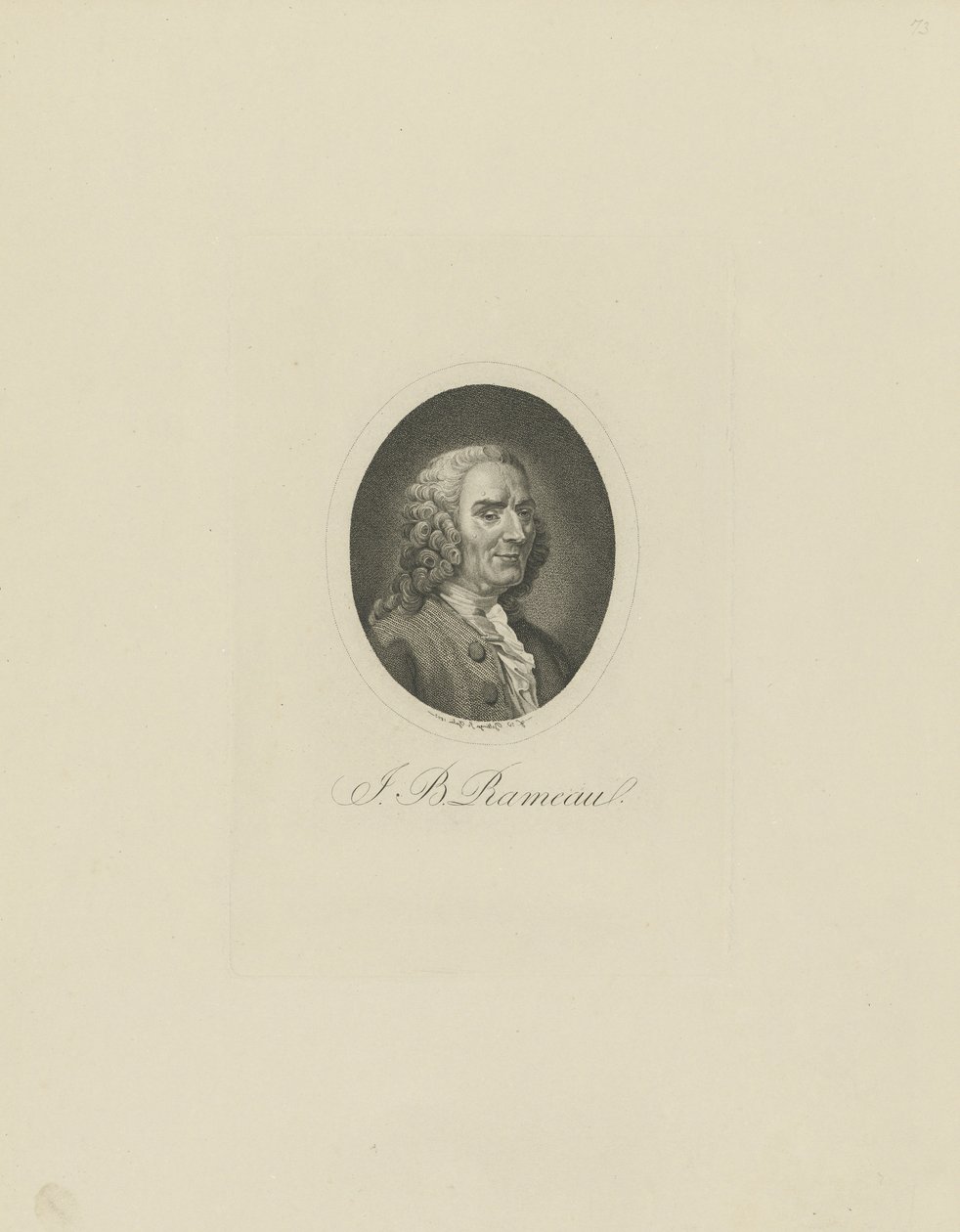 संगीतकार जीन-फिलिप रामेउ का चित्रण 1683-1764, 1802। द्वारा फ्रेडरिक विल्हेम बोलिंगर