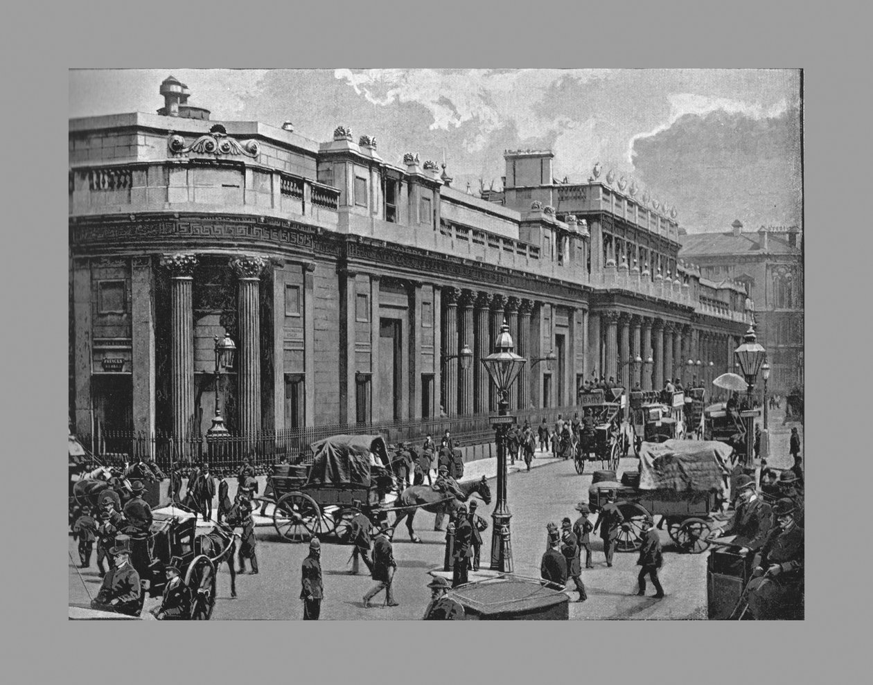 बैंक ऑफ इंग्लैंड, लंदन, c1900 द्वारा फ्रिथ और सह