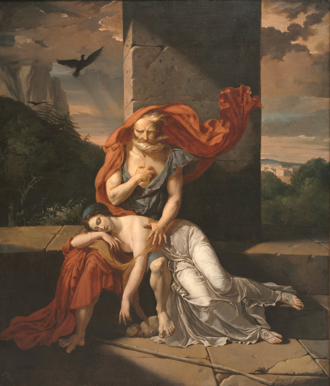 Antigone, 1798। द्वारा फुलचरन जीन हेरिएट