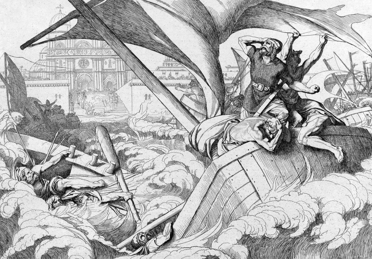 1839 से पहले कॉन्स्टेंटिनोपल में रस बेड़े का विनाश द्वारा फ्योडोर एंटोनोविच ब्रूनी