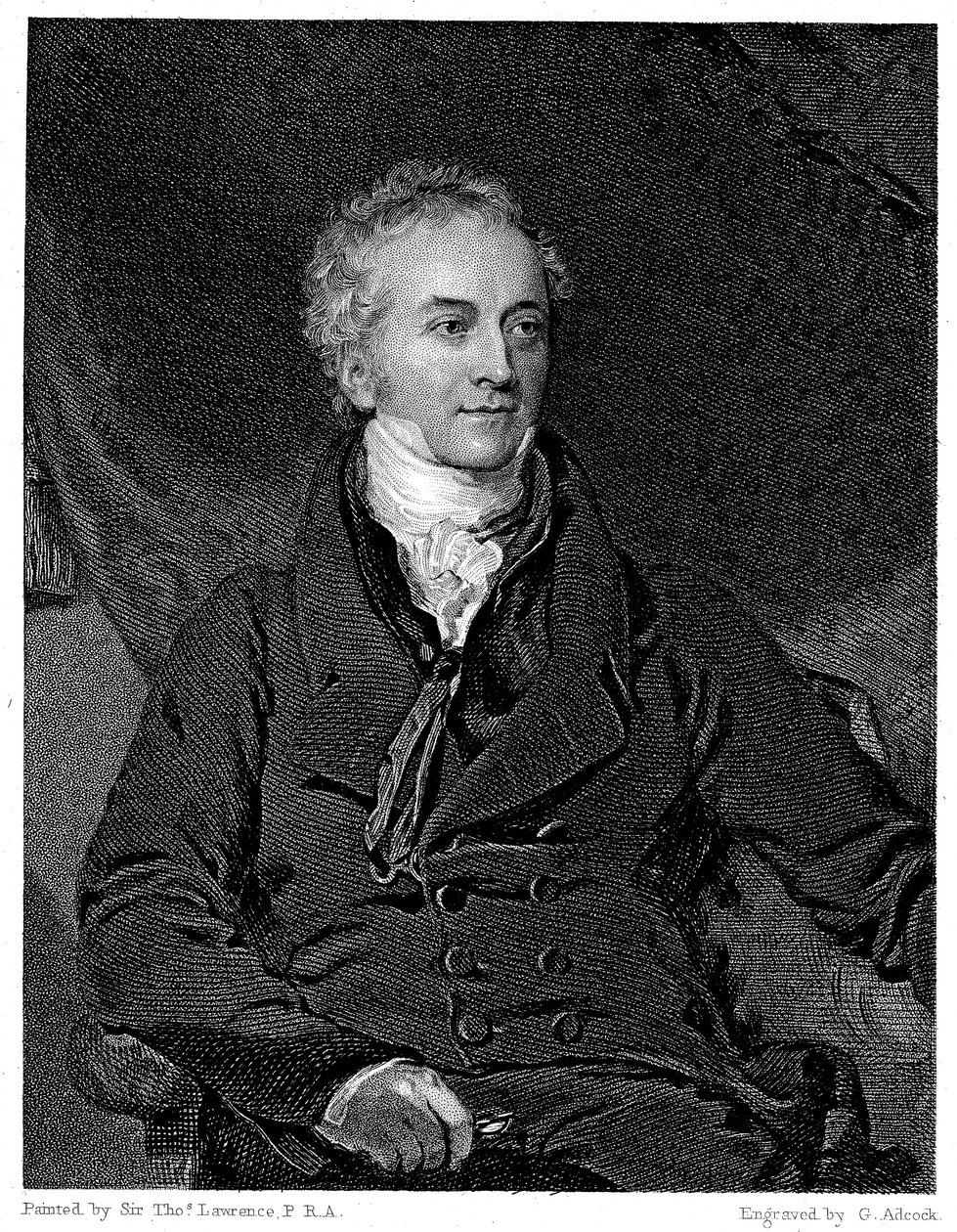 थॉमस यंग 1773-1829, अंग्रेजी भौतिक विज्ञानी और मिस्रविज्ञानी द्वारा जीएच एडकॉक