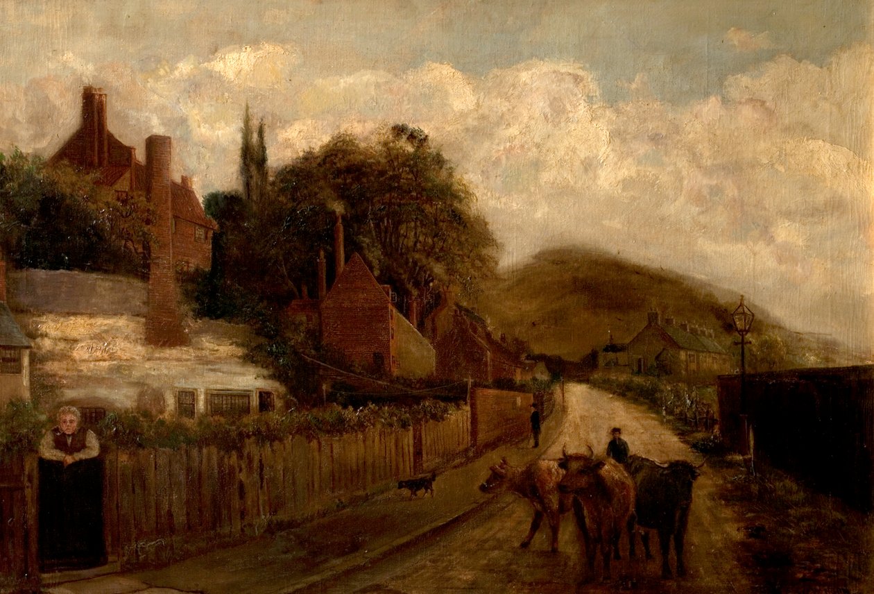 स्निंटन हरमिटेज, नॉटिंघम, 1887 द्वारा जीएस स्टीवेन्सन