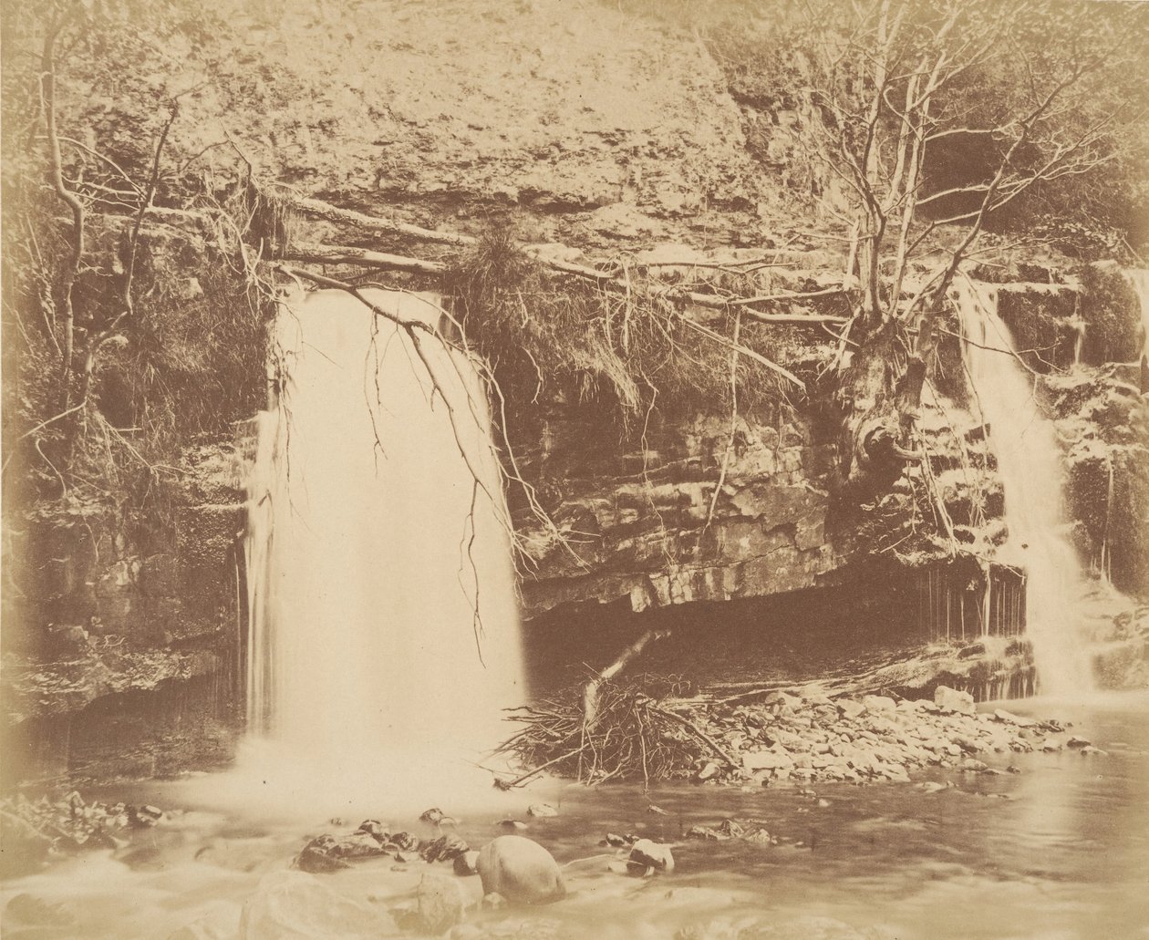 द लोअर फॉल, 1856। द्वारा जीबी गेथिंग