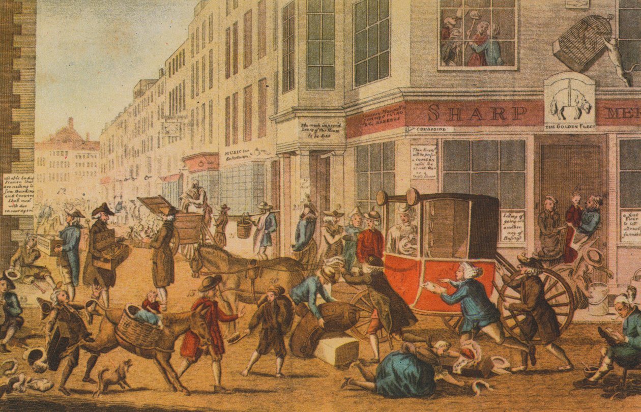 आधुनिक व्यापारी, या ब्रिटिश वाणिज्य की महिमा, 1774 द्वारा जी टेरी