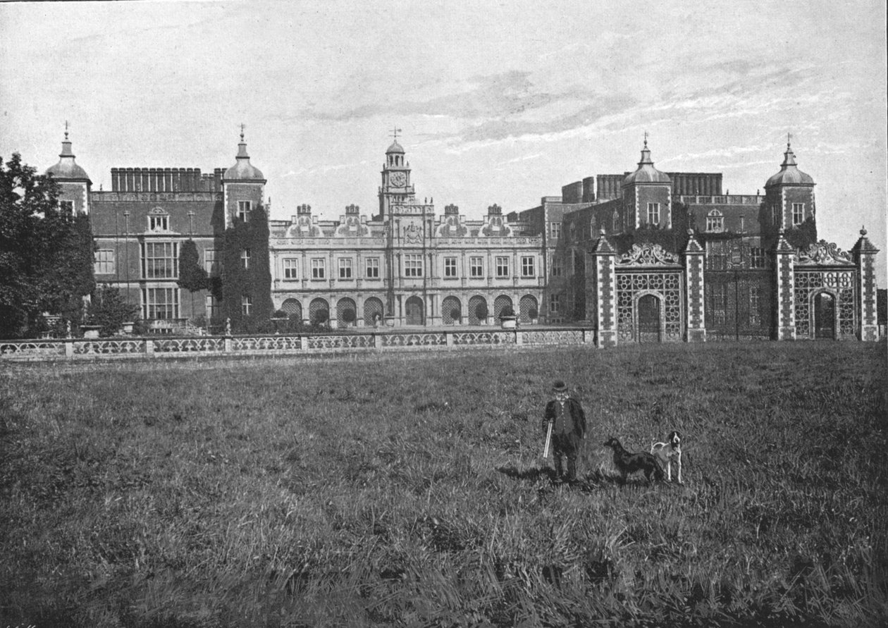 हैटफील्ड हाउस, साउथ फ्रंट, c1900 द्वारा जीडब्ल्यू विल्सन एंड कंपनी