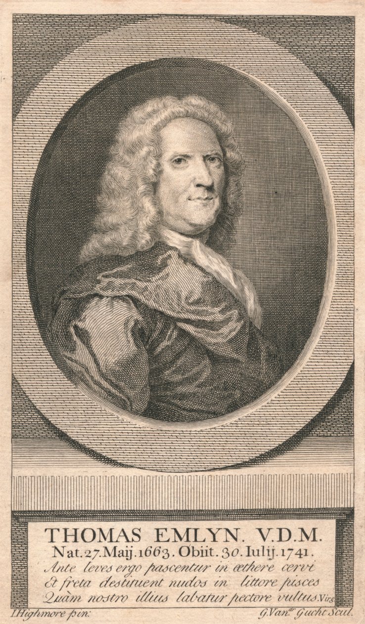 थॉमस एमलिन, वीडीएम, 1742। द्वारा जी वैन डेर गुचटो