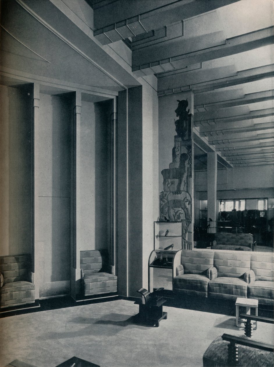 कॉर्नर ऑफ शू सैलून, Roos Bros., सैन फ्रांसिस्को।, 1930 द्वारा गेब्रियल मौलिन
