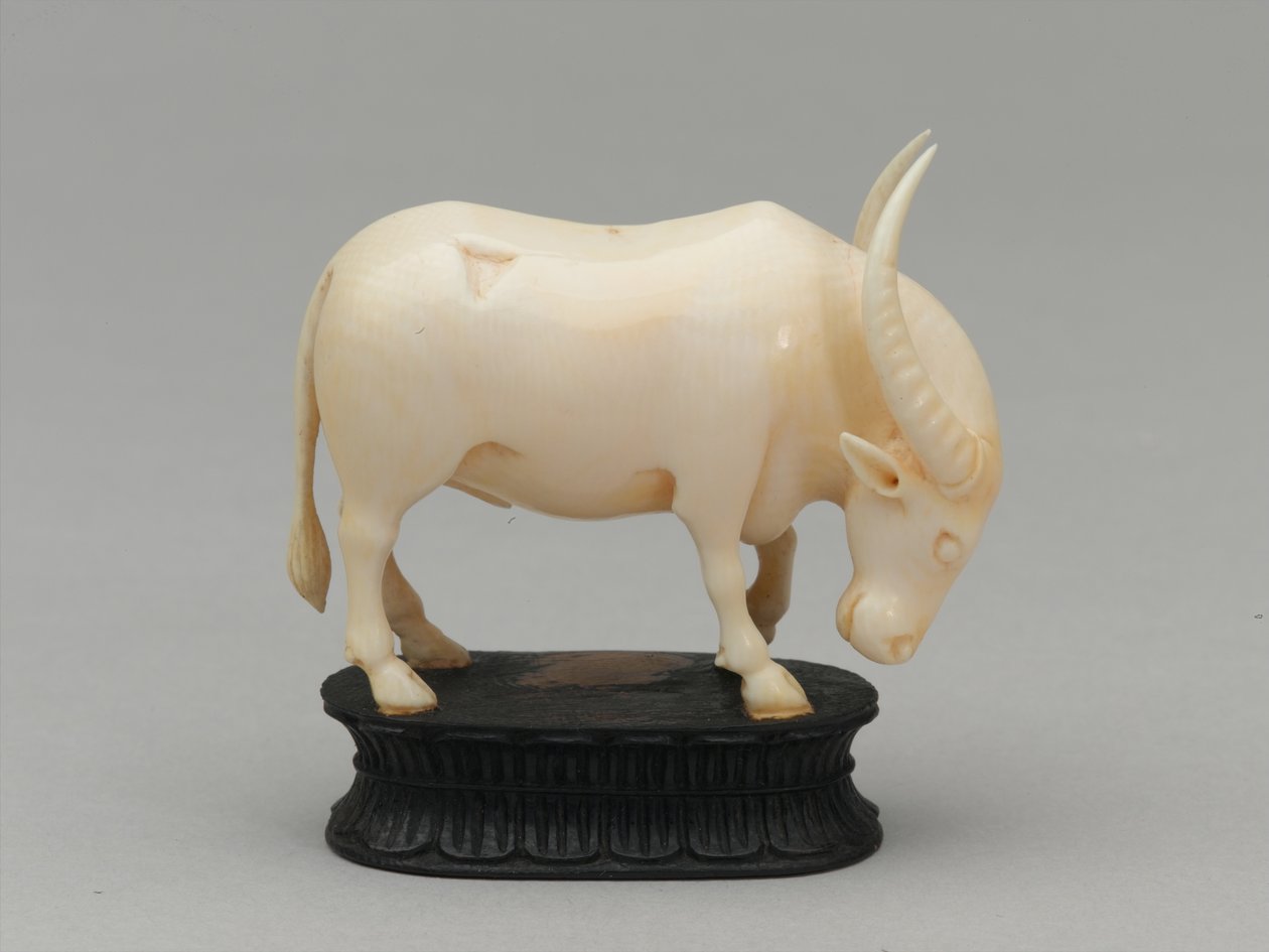 काले बिशप, शतरंज का टुकड़ा, भारत, 1820 लगभग द्वारा गेटानो ज़नकॉन