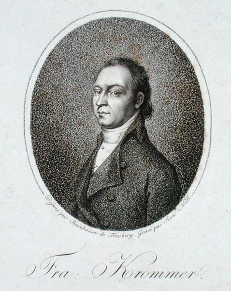 फ्रांज क्रॉमर (1759-1831) जीन नीडल द्वारा उकेरा गया (उत्कीर्णन) द्वारा गंडोल्फ अर्न्स्ट (बाद में) स्टेनहौसेर