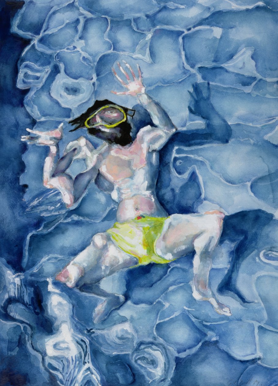 द स्विमर, 1989 द्वारा गैरेथ लॉयड बॉल