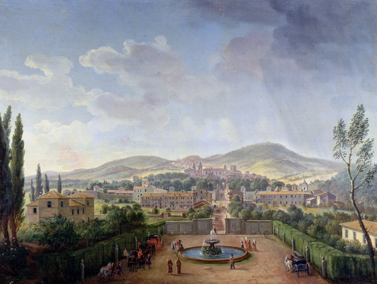 मारिनो का दृश्य, 1719 द्वारा गैस्पर वान विटेल
