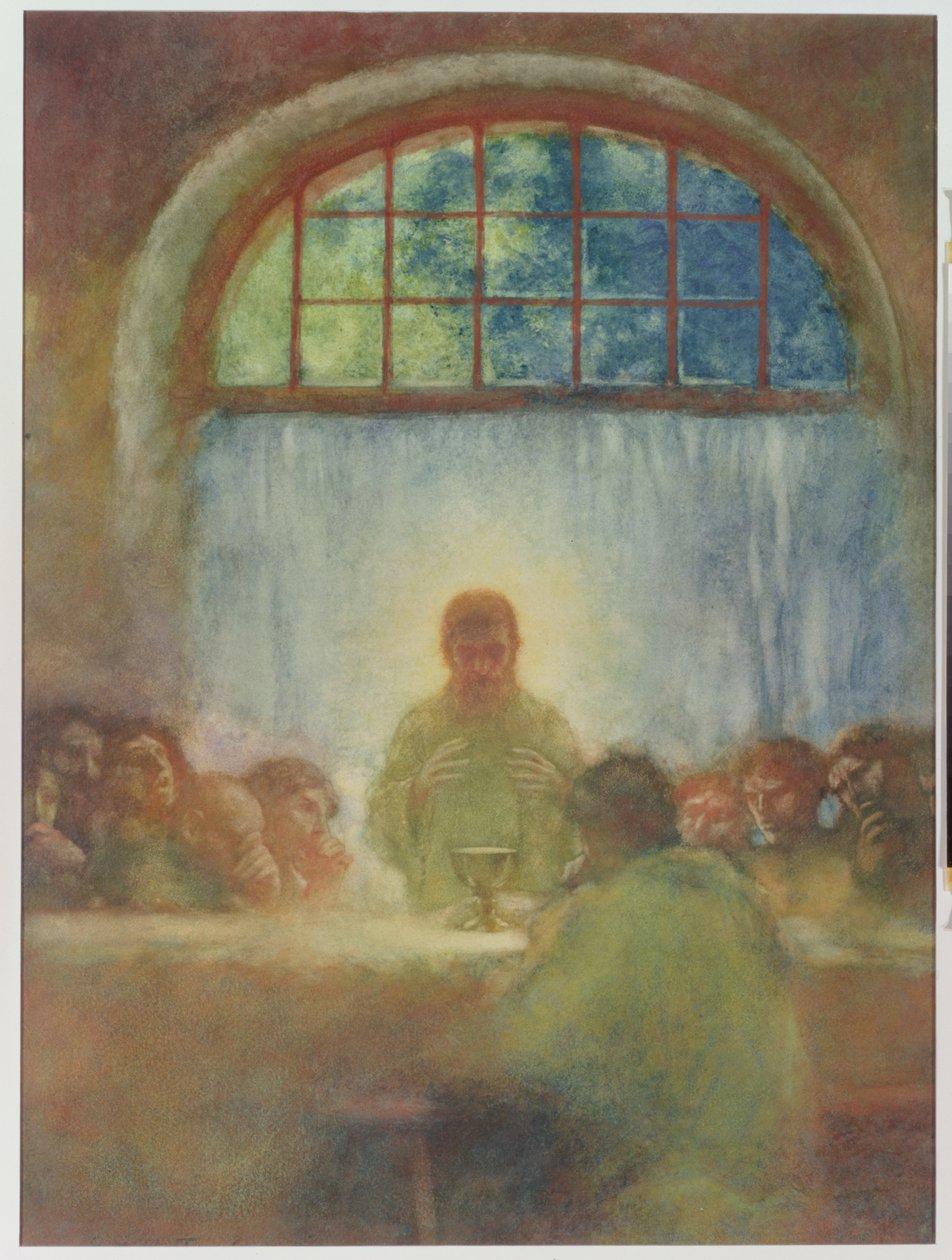 द लास्ट सपर, 1897 द्वारा गैस्टन डे ला टौचे