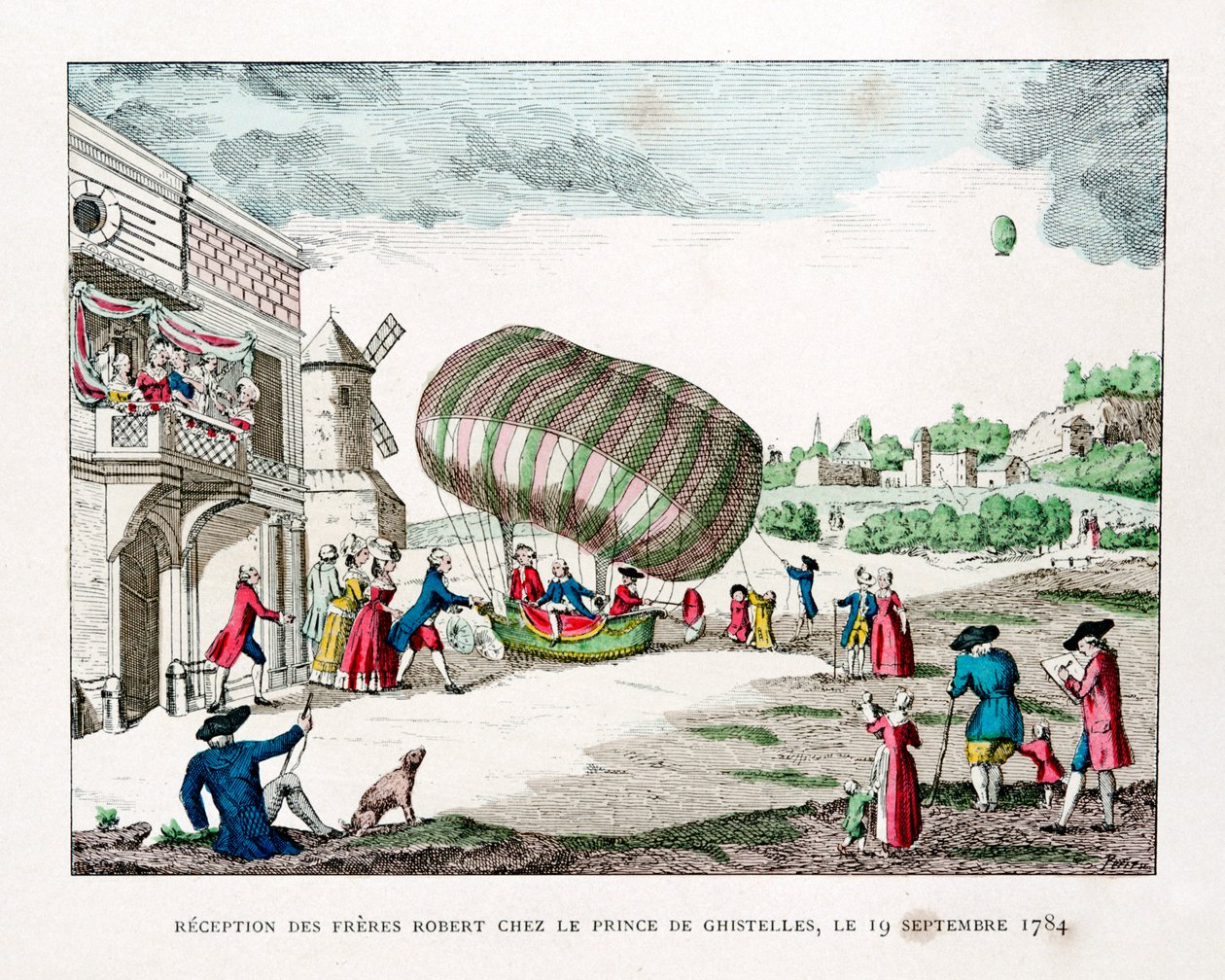 1784, 1887 में घिसाले के राजकुमार द्वारा रॉबर्ट ब्रदर्स का रिसेप्शन द्वारा गैस्टन टिशैंडियर