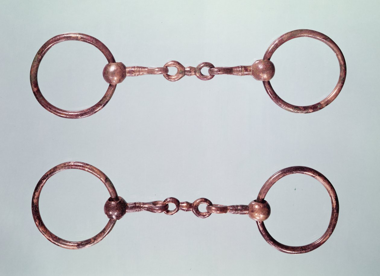 हॉर्स बिट्स, ला गॉर्ज-मइलेट से, Tene I (c.475-0 BC) (कांस्य) द्वारा फ्रेंच भाषा