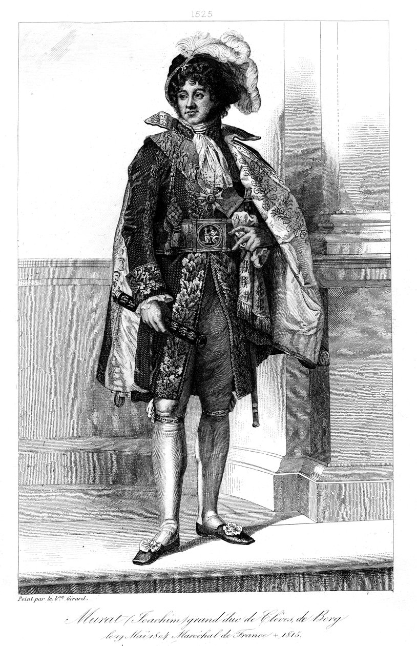 Joachim Murat 1767-1815, Marshal of France, 1839. द्वारा Geille