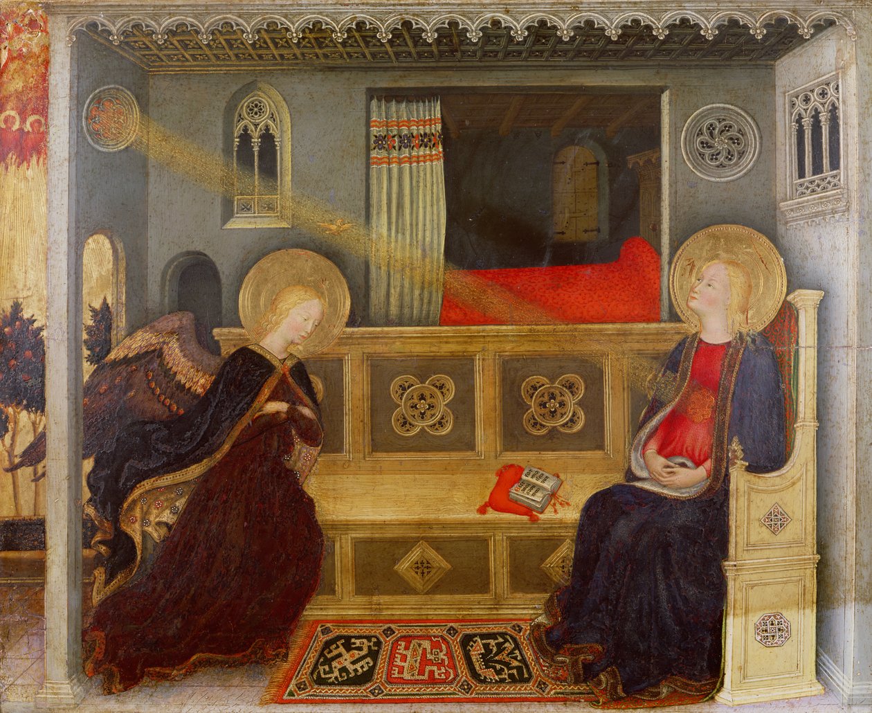 घोषणा, c.1419 (पैनल पर तापमान) द्वारा जेंटाइल दा फैब्रियानो