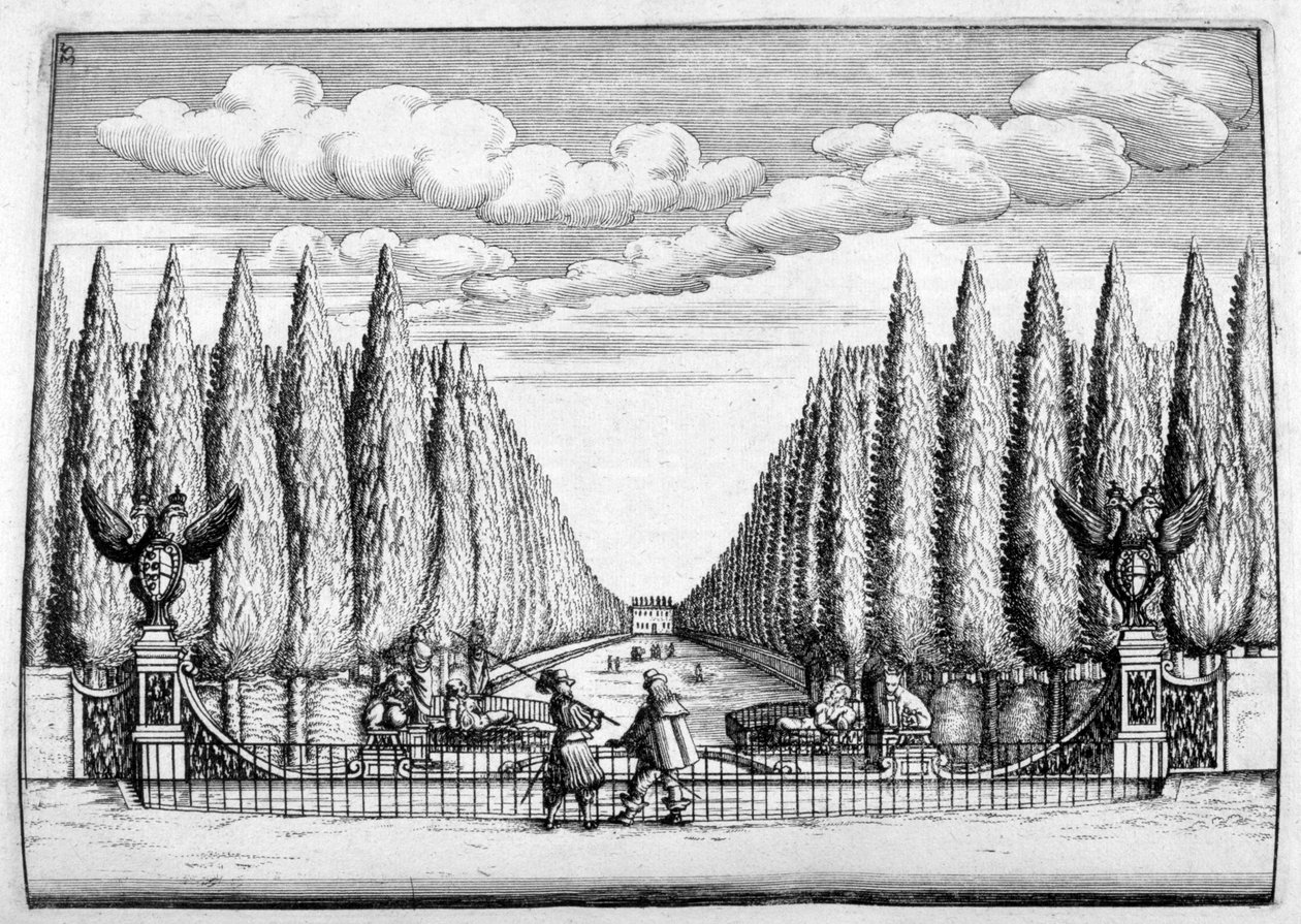 चेटू और उद्यान डिजाइन, 1664 द्वारा जॉर्ज एंड्रियास बॉकलर