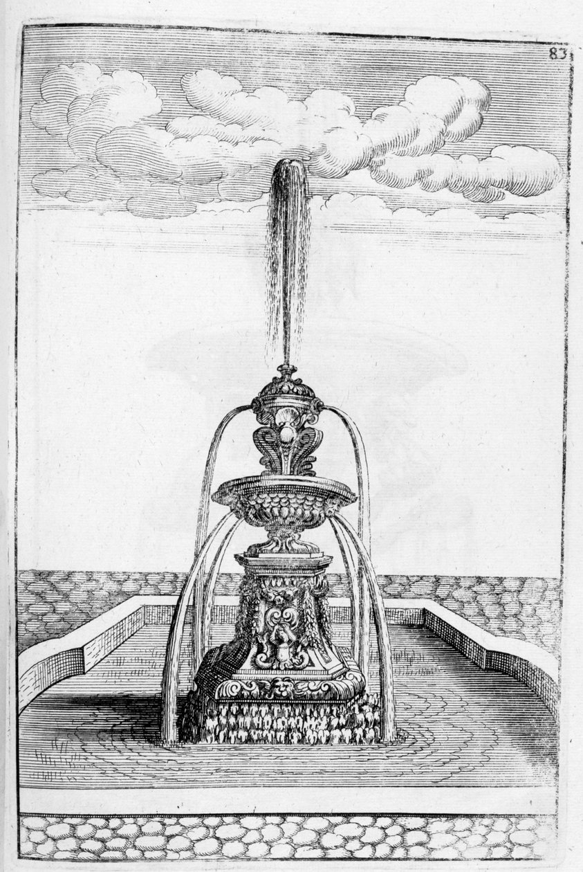 फाउंटेन डिजाइन, 1664 द्वारा जॉर्ज एंड्रियास बॉकलर