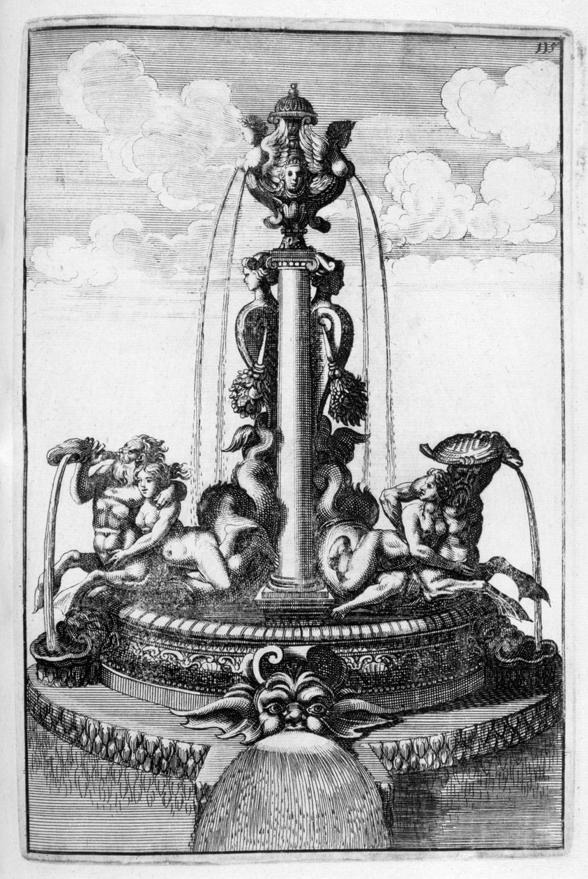 फाउंटेन डिजाइन, 1664 द्वारा जॉर्ज एंड्रियास बॉकलर