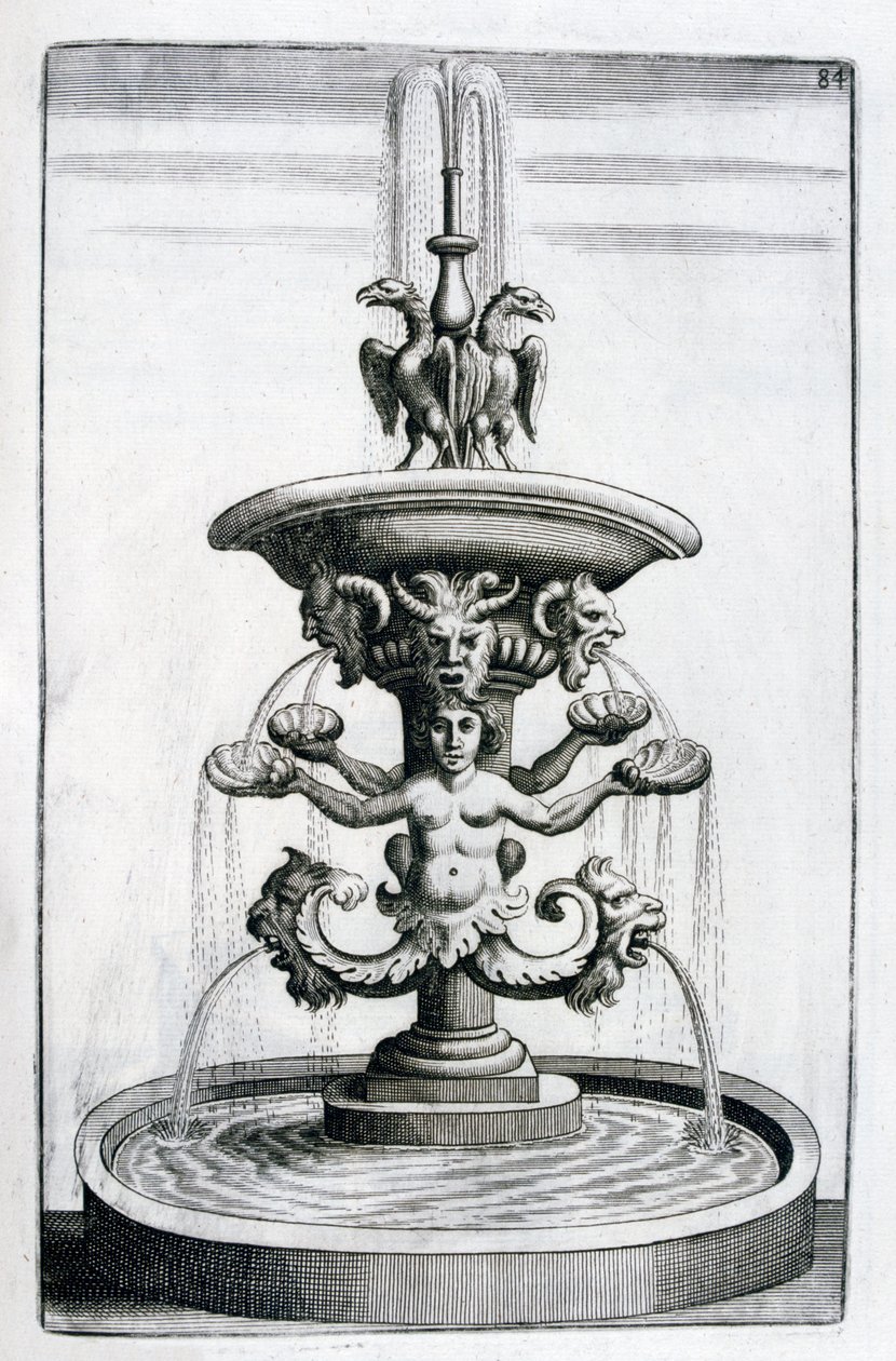 फाउंटेन डिजाइन, 1664 द्वारा जॉर्ज एंड्रियास बॉकलर