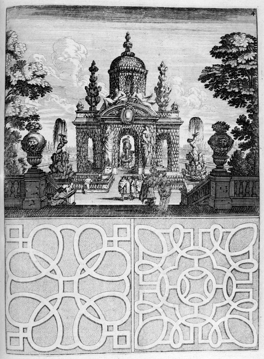 घर और उद्यान डिजाइन, 1664 द्वारा जॉर्ज एंड्रियास बॉकलर