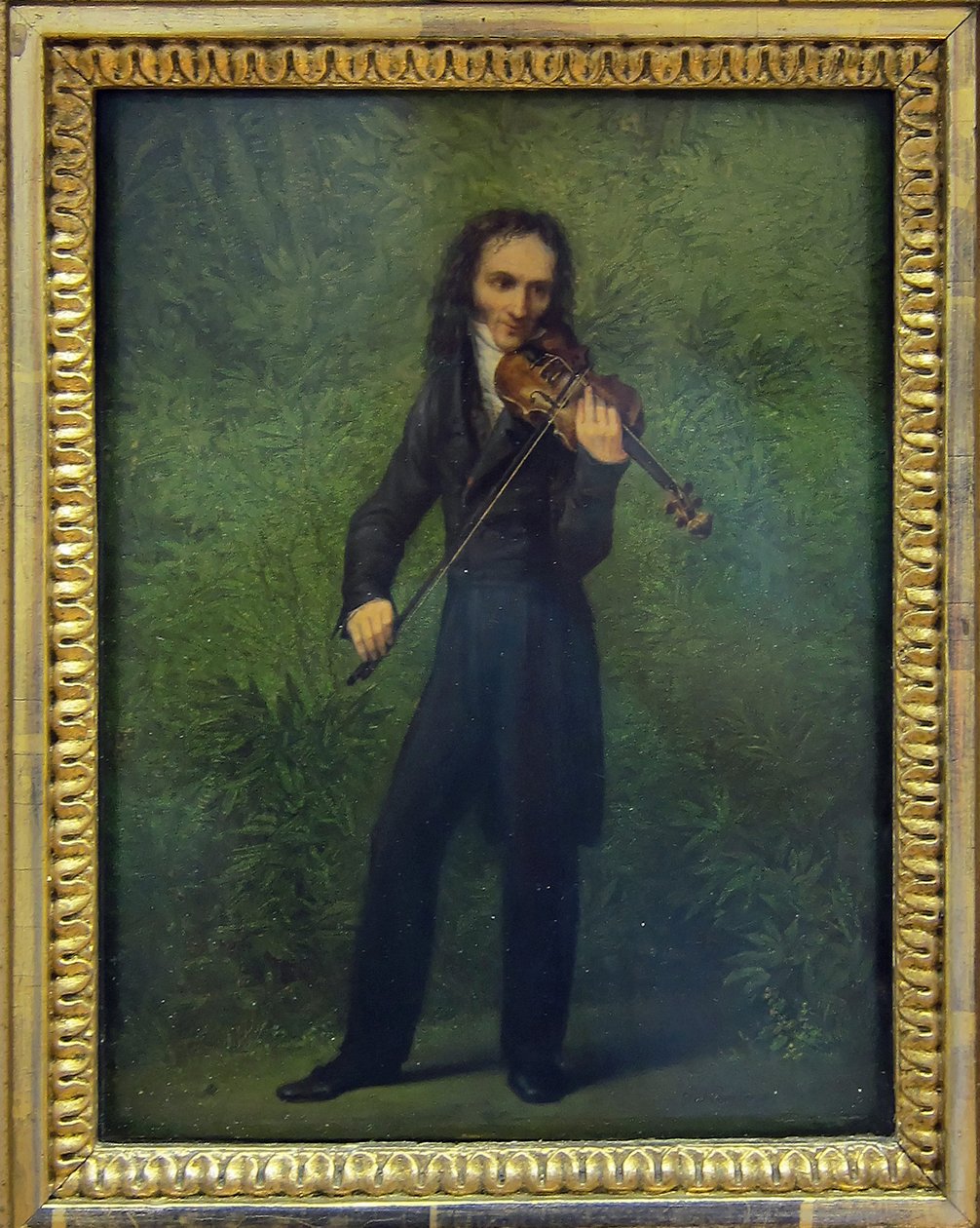 निकोलो पागनिनी का पोर्ट्रेट 1782-1840, 1830-1831 द्वारा जॉर्ज फ्रेडरिक केर्स्टिंग