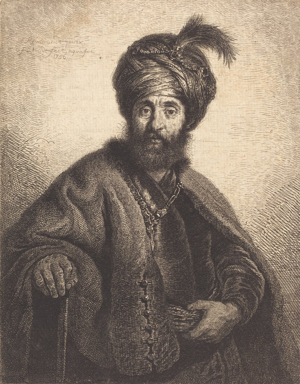 फारसी, 1756। द्वारा जॉर्ज फ्रेडरिक श्मिट