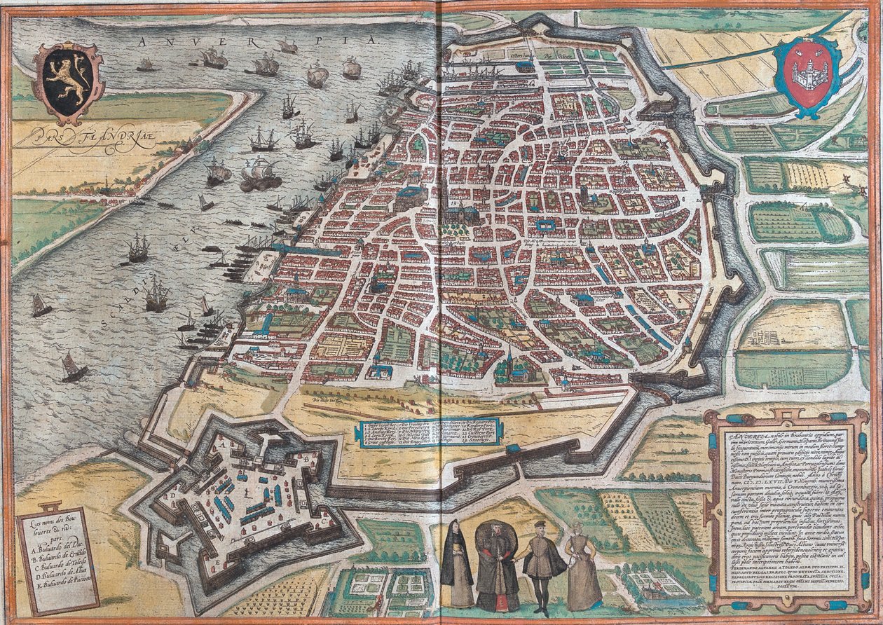  द्वारा जॉर्ज और होजेनबर्ग फ्रांज (1535-90) ब्रौन