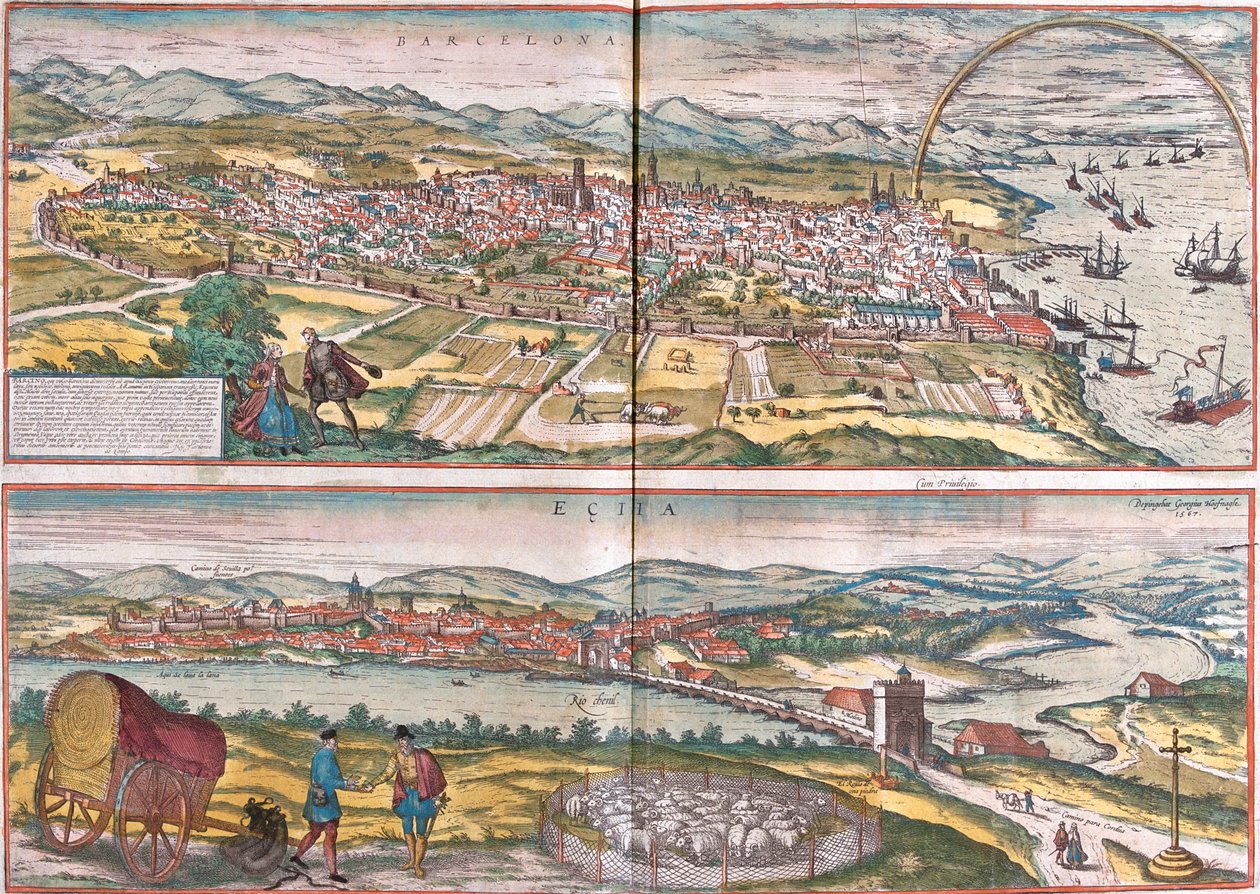  द्वारा जॉर्ज और होजेनबर्ग फ्रांज (1535-90) ब्रौन