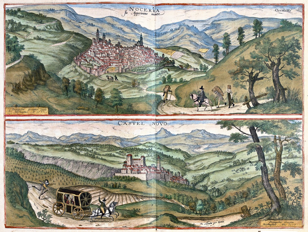 नोकेरा उम्ब्रा (पेरुगिया प्रांत) और Castelnuovo di Porto (रोम का क्षेत्र), इटली द्वारा फ्रांसो
