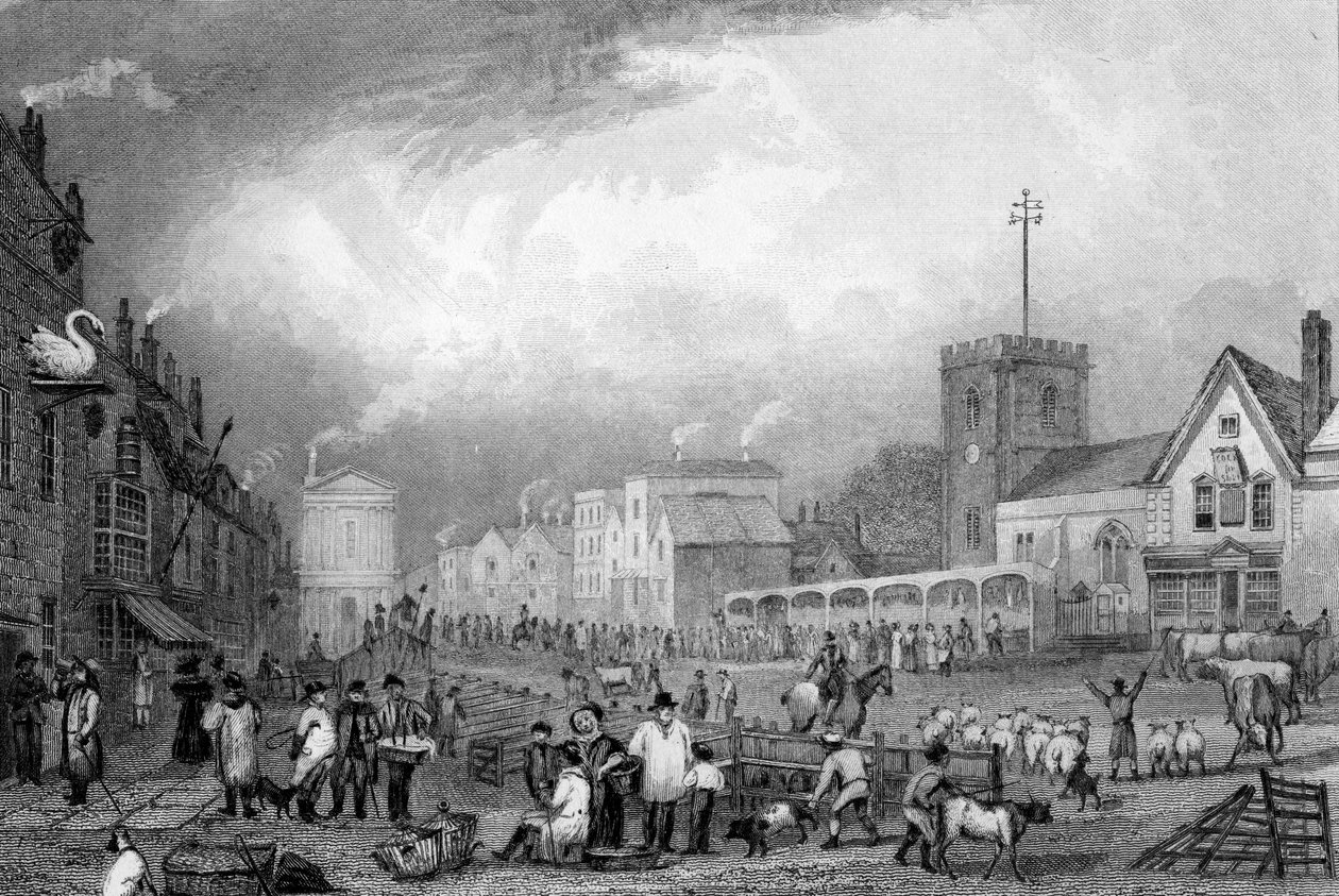 रोमफोर्ड, एसेक्स, जॉन रोजर्स द्वारा उत्कीर्ण, c.1832 द्वारा जॉर्ज ब्रायंट कैंपियन