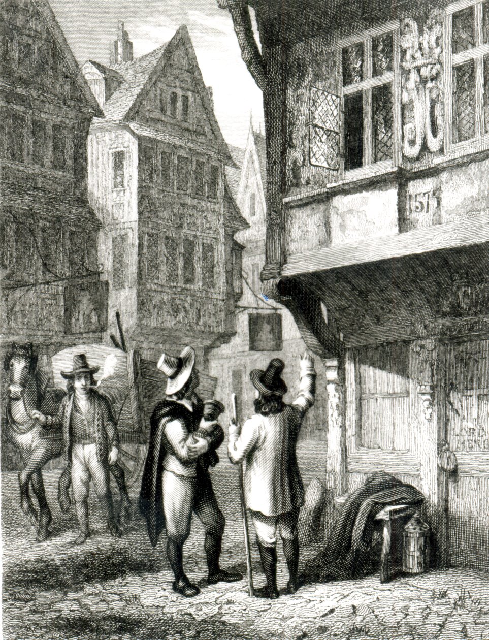 डेवन कार्ट, डेवेनपोर्ट द्वारा उत्कीर्ण, 1 जुलाई 1835 द्वारा जॉर्ज क्रूइशांक