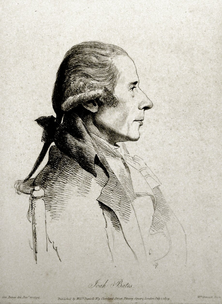 जोहा बेट्स, विलियम डेनियल (1769-1837) द्वारा उत्कीर्ण, 1809 (सॉफ्ट ग्राउंड ईचिंग) द्वारा जॉर्ज डांस
