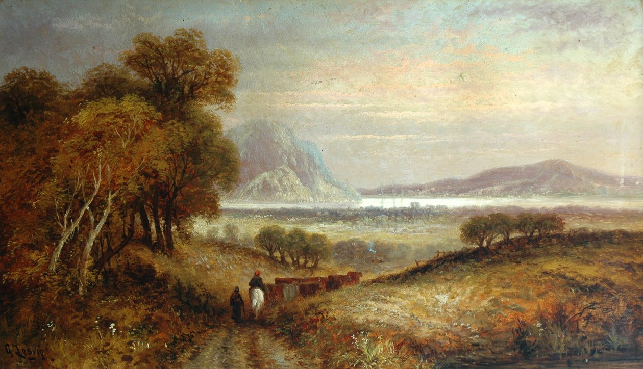 लैंडस्केप, c.1855 द्वारा जॉर्ज डनलप लेस्ली