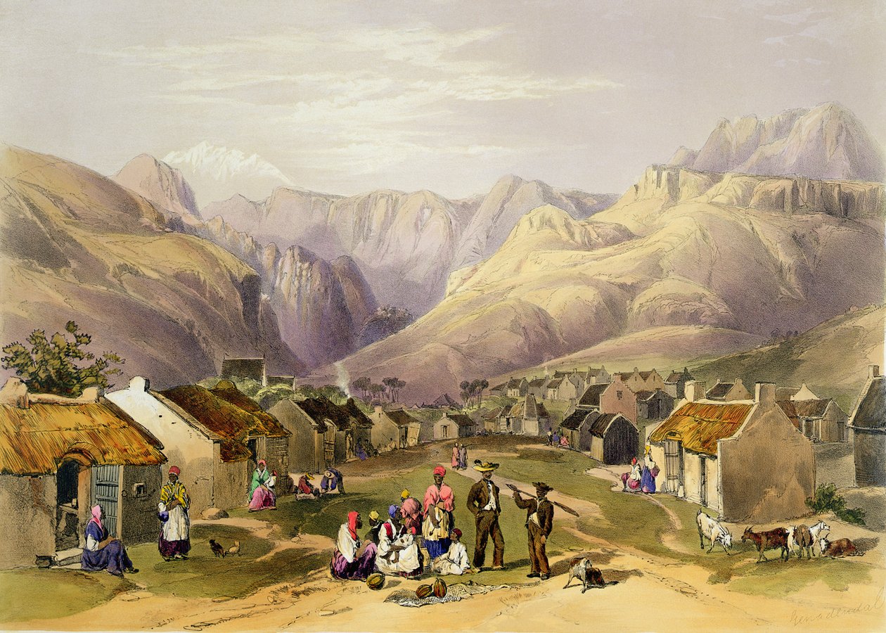 जेनाडैमल, 1849 द्वारा उत्कीर्ण &39;द काफिर इलस्ट्रेटेड&39; से प्लेट 9 द्वारा जॉर्ज फ्रेंच एंगस