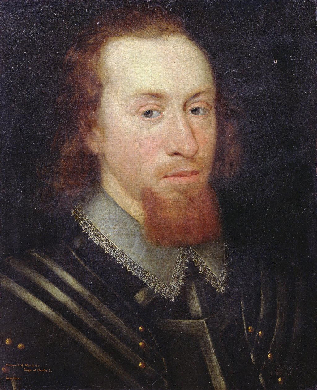 जेम्स ग्राहम का पोर्ट्रेट, मॉन्ट्रोस का Marquis, c.1640 द्वारा जॉर्ज जेम्सन