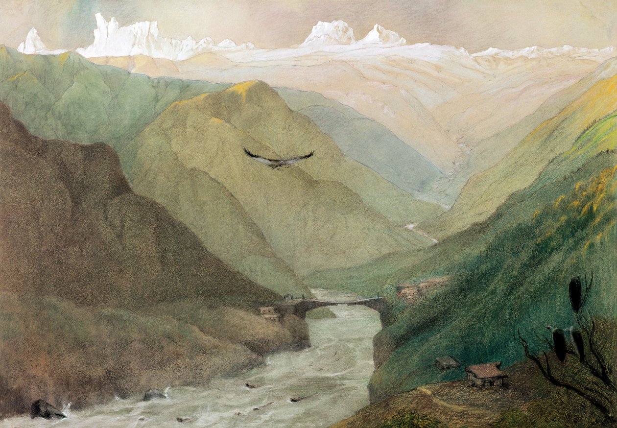 कश्मीर, c.1860 द्वारा जॉर्ज लैंडसीर