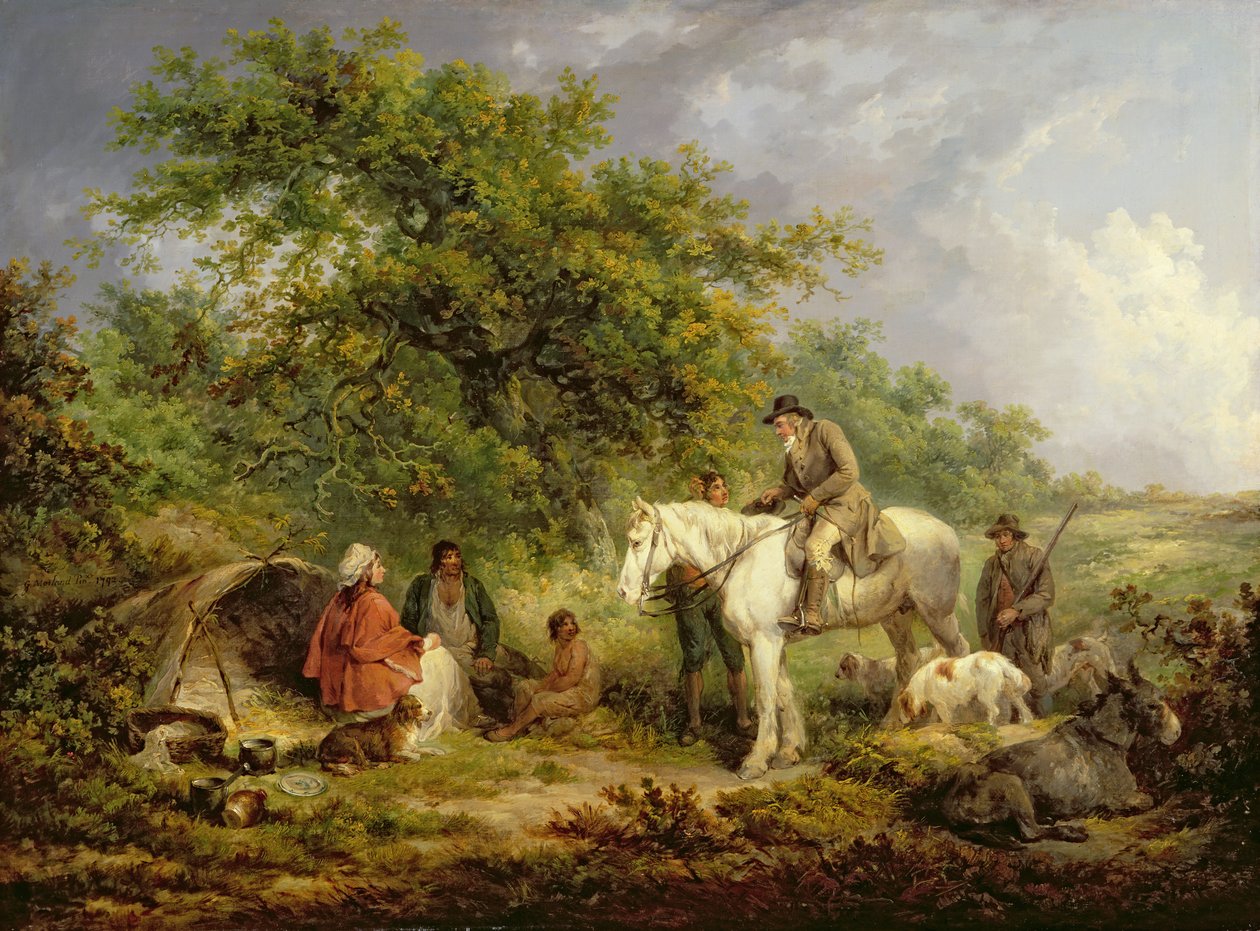 सुबह, या परोपकारी खिलाड़ी, 1792 द्वारा जॉर्ज मोरलैंड