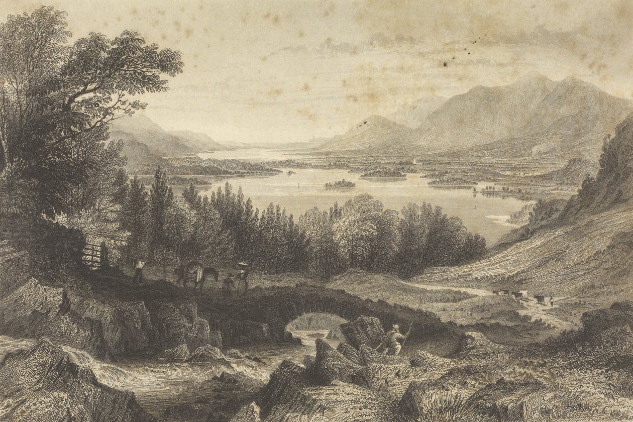 Derwent und Bassenthwaite Lakes, द्वारा जॉर्ज पिकरिंग