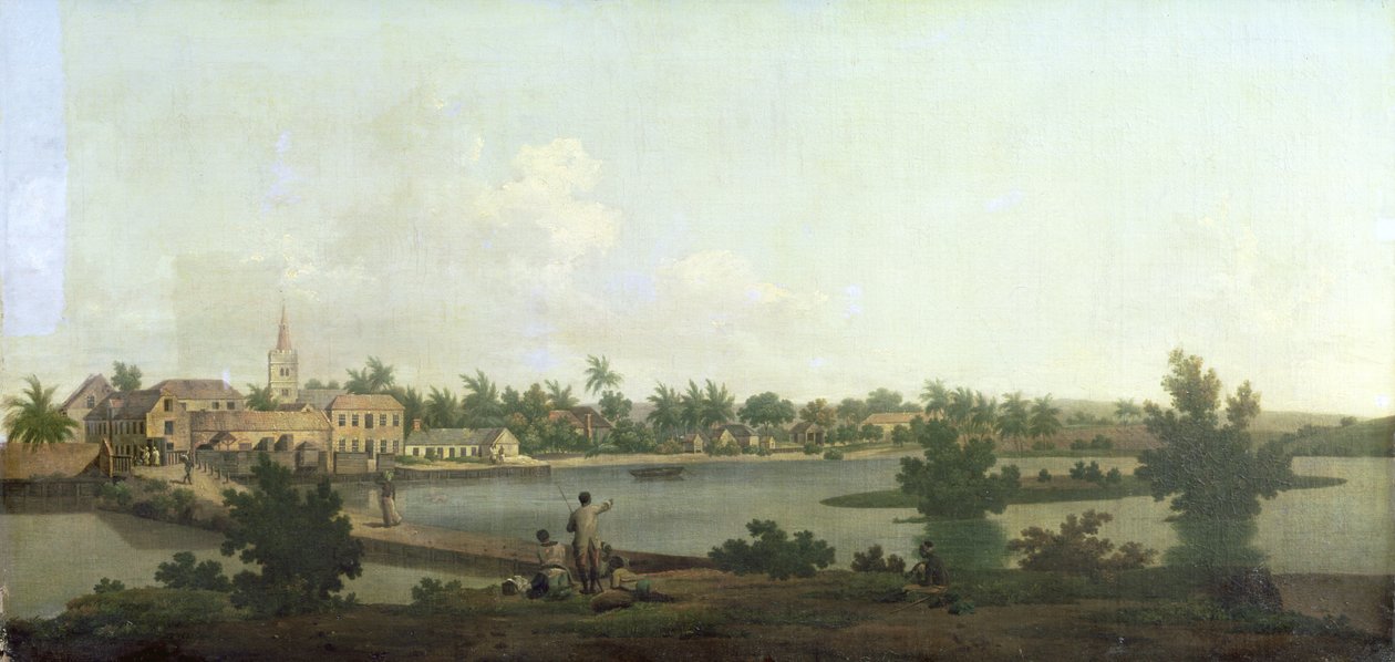 जमैका लैंडस्केप, सी .1775 द्वारा जॉर्ज एडवर्ड रॉबर्टसन