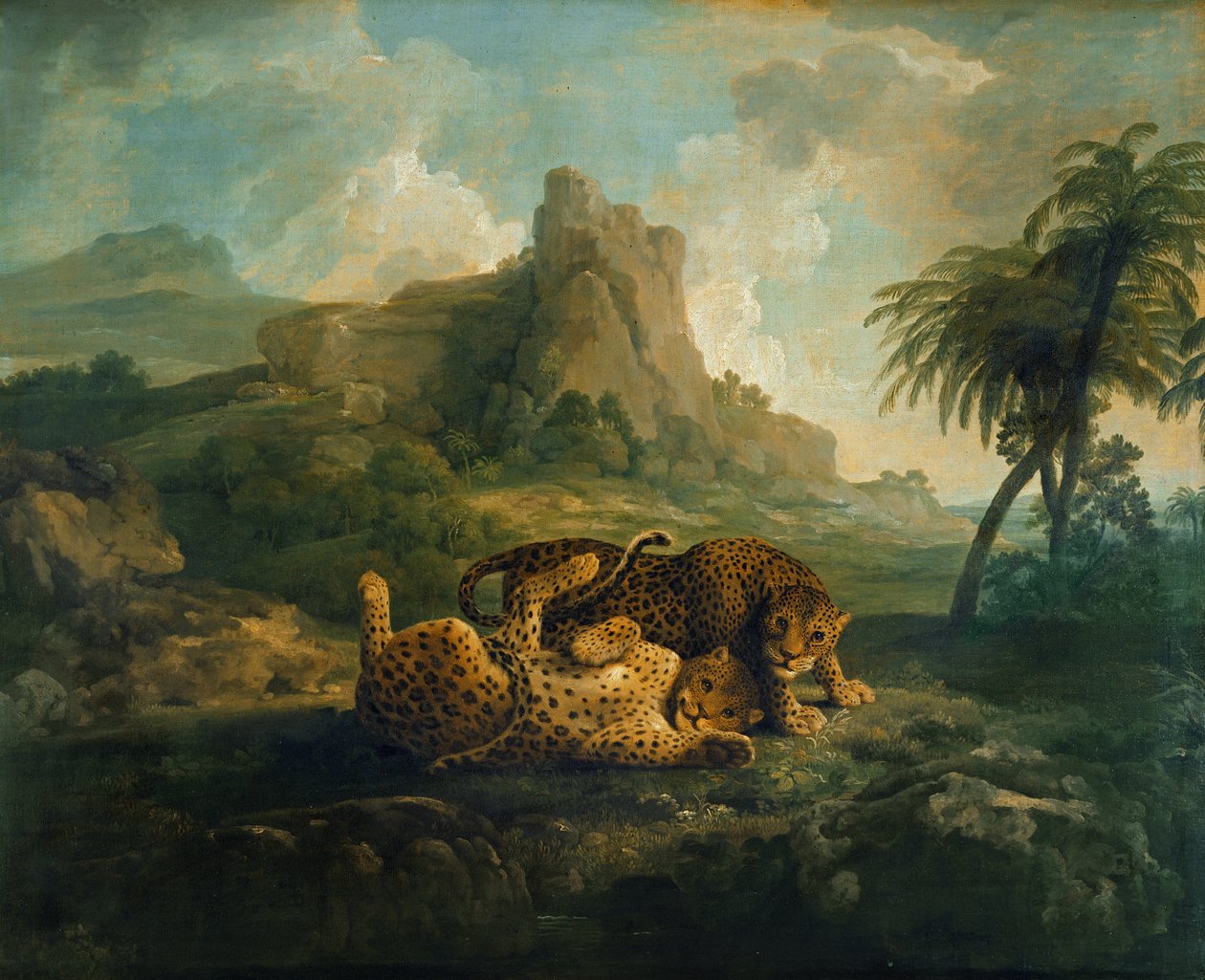 प्ले पर टायर, c.1763-8 द्वारा जॉर्ज स्टब्स